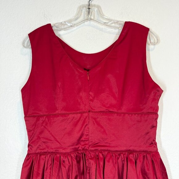 Trashy Diva Red Dress Retro Rockabilly Valentine's 50s Pinup 10 - Picture 7 of 12